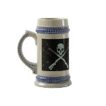 Skull and Guns Germanesque Stein Mugs