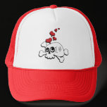Skull and Hearts hats
