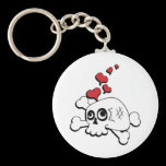 Skull and Hearts keychains