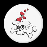 Skull and Hearts magnets