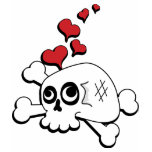 Skull and Hearts t-shirts