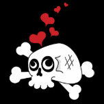 Skull and Hearts t-shirts