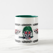 Skull and Knife Coffee Mug