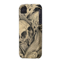 Skull and Koi iPhone 4/4S Covers