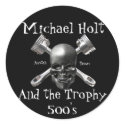 Skull and Pistons sticker