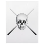 Skull and Pool Cues Letterhead Template