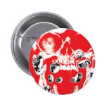 Skull and Rings - Red Button