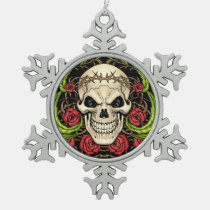 skeleton, skull, skulls, rose, roses, thorn, crown of thorns, biker, gang, design, al rio, [[missing key: type_photousa_ornamen]] with custom graphic design