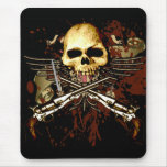 Skull and Sixshooters Mousepads