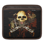 Skull and Sixshooters Six Gun Revolvers iPad Sleeve