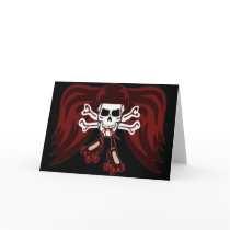skull and skates card