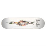 Skull and Snake Skate Board Deck