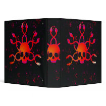 Skull and Snakes Binder by zeena2 Skull and Snakes Binder
