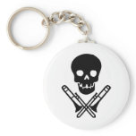skull and trombones keychain