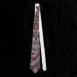 Skull and Vine Tie ties