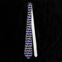 Skull and Wings in blue ties
