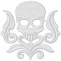 Skull Art 2 embroidered shirts by Embroidery4U Skull Art 2 embroidered shirts