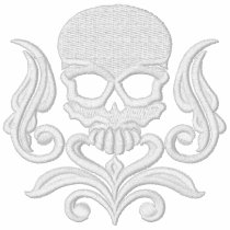Skull Art 2 embroidered shirts by Embroidery4U Skull Art 2 embroidered shirts