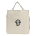 Skull Art embroidered bags by Embroidery4U Skull Art embroidered bags