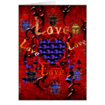Skull Art Valentine Card
