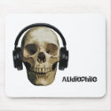 Skull Audiophile mousepads by Murtaza Skull Audiophile mousepads