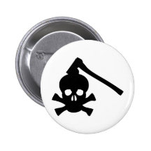 skull axe pins