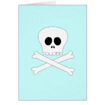 Skull baby t-shirt cards