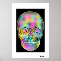 Skull Barcode Print