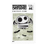 Skull bat stamps
