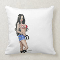 Skull Bikini Top Pillow