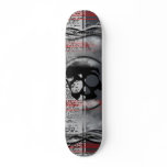 skateboard_7_34 - Black and white with a skull in the middle: Sizes  Available colors: 0