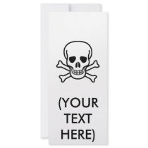Skull Black rack cards