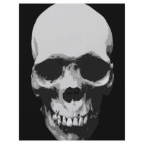 Skull Black & White Pop Art flyers