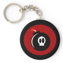 Skull Bomb Key Chain