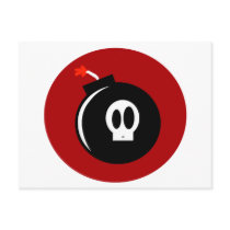 Skull Bomb postcards by toxiferousdark Skull Bomb postcards
