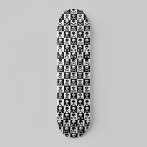 Skull & Bones Checkers skateboards