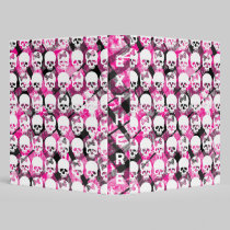 Skull Boys & Girls Binder