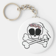 Skull Bride Gifts Keychains