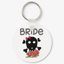 Skull Bride keychains by cooltees Skull Bride keychains