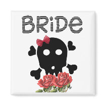 Skull Bride magnets