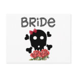 Skull Bride Postcard