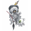 skull brush t-shirts