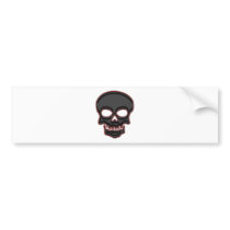 Skull Bumper Sticker