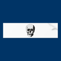 Skull bumper stickers