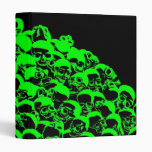 Skull Burial Mound Customizable Background Color! binders