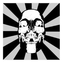 Skull Burst Poster posters
