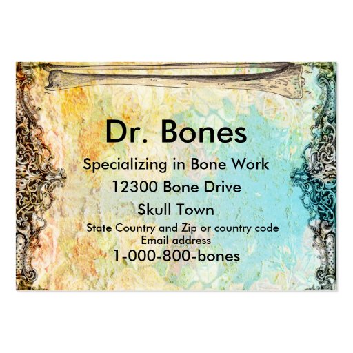 skull business card (back side)
