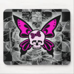 Skull Butterfly Mousepad mousepads