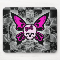 Skull Butterfly Mousepad