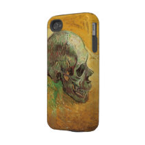 Skull by Vincent van Gogh Still Life Impressionism Iphone 4 Tough Cover
